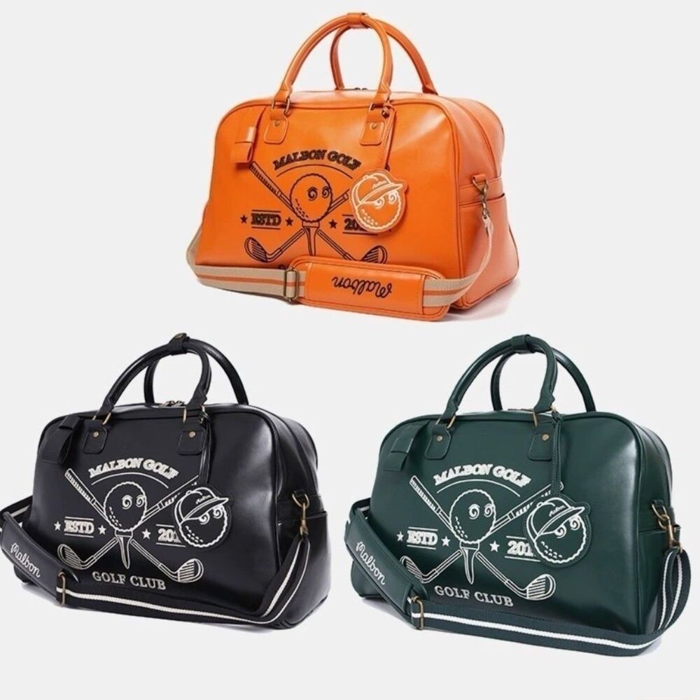 Malbon Golf Bag Boston Bag Clothing Storage Handbag with Shoulder Strap
